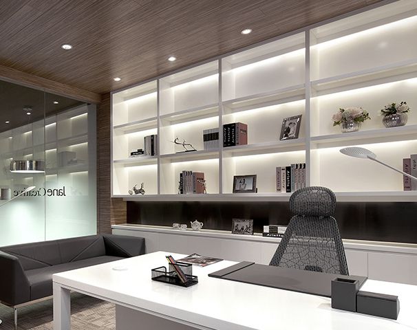 經理辦公室裝修實景圖