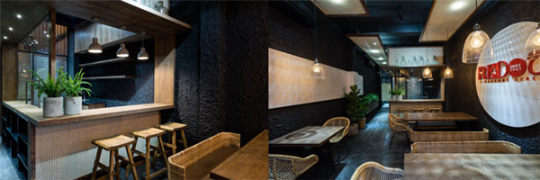 整潔舒適的現代化餐廳設計