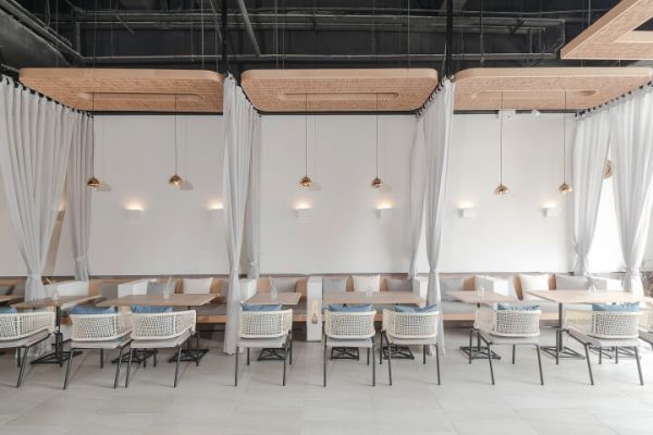 咖啡店辦公室裝修設(shè)計(jì)的東西方融合